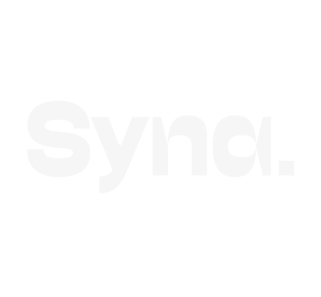 Logo Syna Visuals blanc